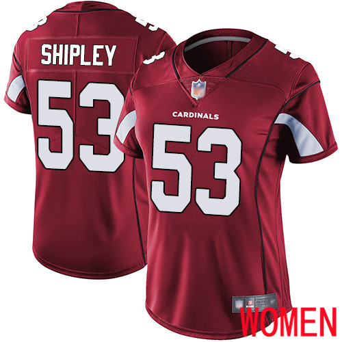 Arizona Cardinals Limited Red Women A.Q. Shipley Home Jersey NFL Football #53 Vapor Untouchable